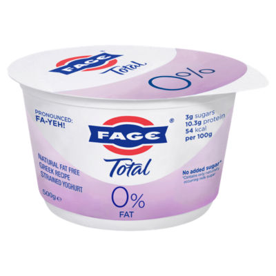 Fage Total Fat Free Greek Recipe Natural Yogurt