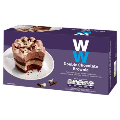 Weight Watchers from Heinz Double Chocolate Brownie