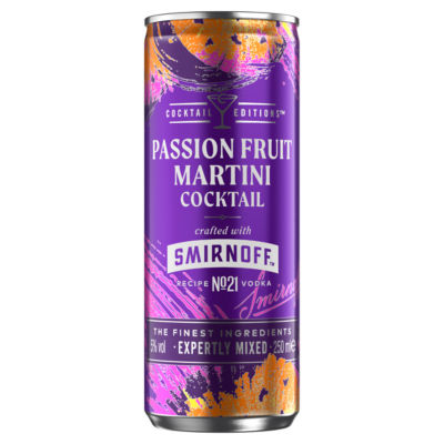 ASDA > Drinks > Smirnoff Passion Fruit Martini Ready to Drink Premix Can