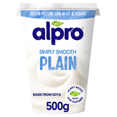 Alpro Plain Soya Yogurt Alternative