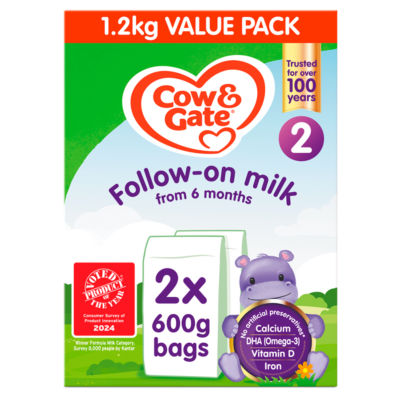 Cow & Gate Follow On Milk 6-12 Months 1.2kg