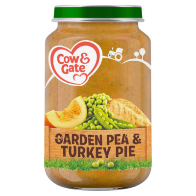 Cow & Gate Garden Pea & Turkey Pie Baby Food Jar 7+ Months