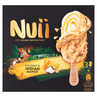 Nuii 3 Pack Ice Cream Adventure Coconut & Indian Mango