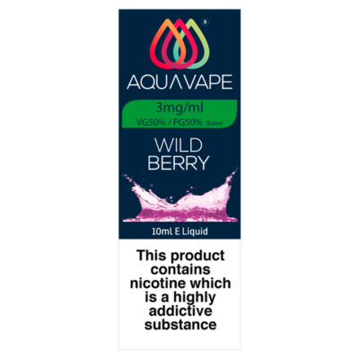 Aqua Vape Wild Berry E-Liquid 3mg