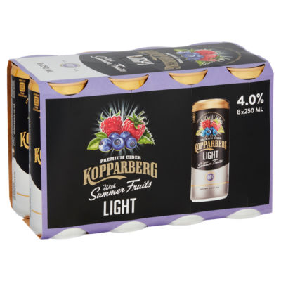 Kopparberg with Summer Fruits Cider Light