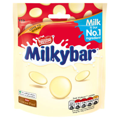Milkybar White Chocolate Giant Buttons Sharing Bag