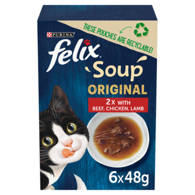 Felix Mixed Farm Selection Adult Cat Soup Pouches