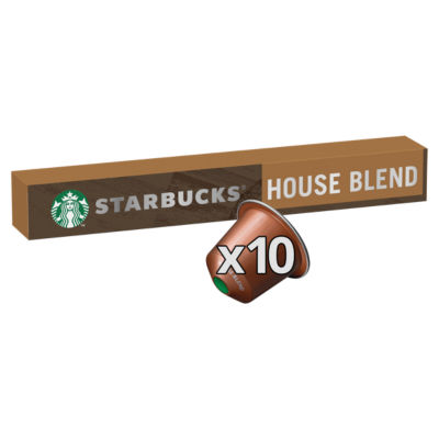 Starbucks By Nespresso House Blend Lungo Coffee Pods 10 Capsules