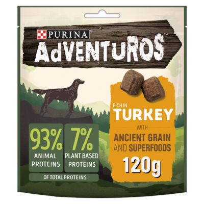 Adventuros Rich in Turkey with Ancient Grain and Superfoods Dog Treats