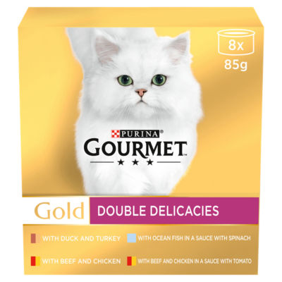 Gourmet Gold Double Delicacies 8x 85g