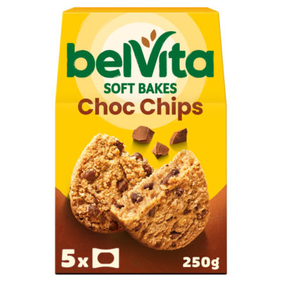 ASDA > Food Cupboard > Belvita Breakfast Biscuits Soft Bakes Choc Chip 5 Pack