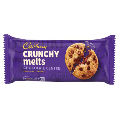 Cadbury Crunchy Melts Chocolate Centre Chocolate Chip Cookies