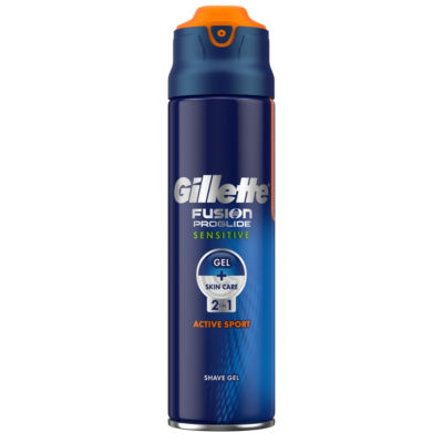 Gillette Fusion Proglide Sensitive Active Sport Shave Gel