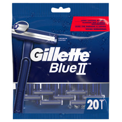 Gillette BlueII Men's Disposable Razors 20 Pack