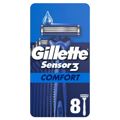 Gillette Sensor 3 Disposable Razors 8 pack