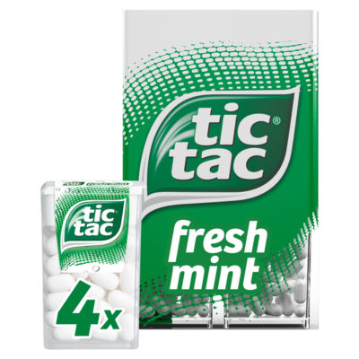 Tic Tac Fresh Mint Multipack 4 Pack