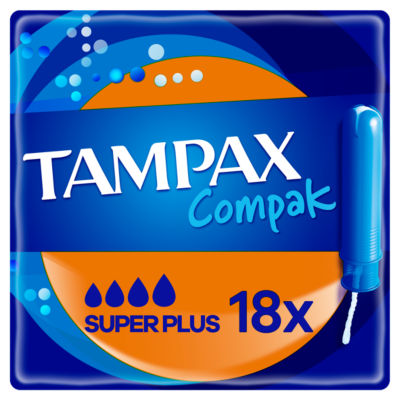 Tampax Compak Super Plus Tampons Applicator