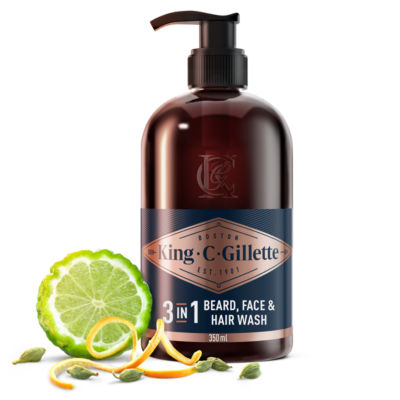 King C. Gillette Men’s Beard And Face Wash