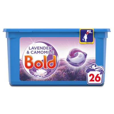 Bold All-in-1 Pods Washing Capsules Lavender & Camomile 26 Washes 26pk