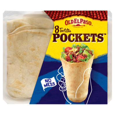 Old El Paso 8 Tortilla Pockets Wraps