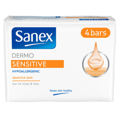 Sanex Dermo Sensitive Skin Hypoallergenic Bar Soap