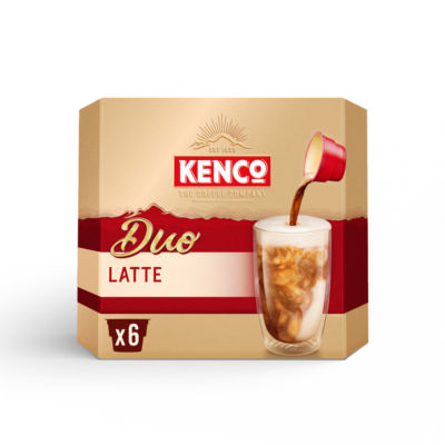 Kenco Duo Latte Instant Coffee 6x 23.4g