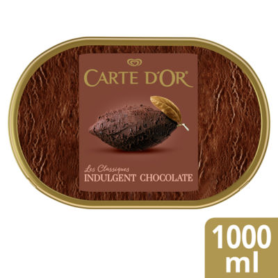 Carte D'Or Indulgent Chocolate Ice Cream Dessert Tub