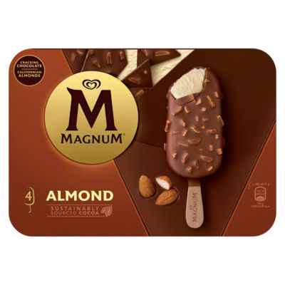 Magnum 4 Almond Ice Creams