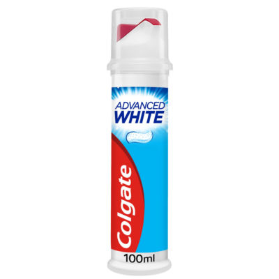 Colgate Advanced White Whitening Toothpaste Pump