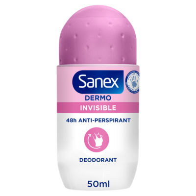 Sanex Dermo Invisible Dry Antiperspirant Roll On Deodorant