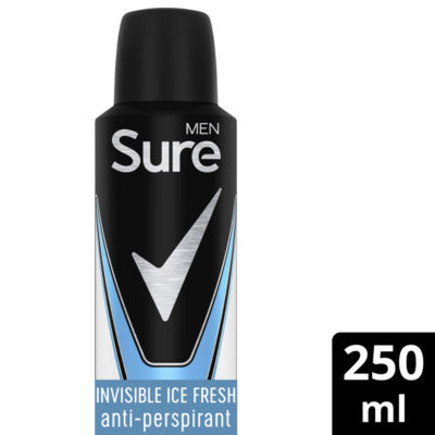 Sure Men Invisible Ice Aerosol Anti-Perspirant Deodorant
