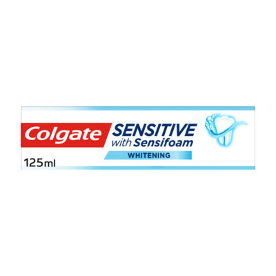 Colgate Sensitive with Sensifoam Whitening Toothpaste 125ml