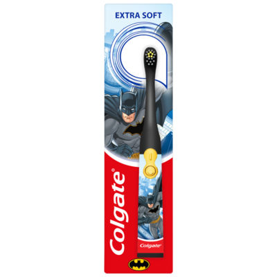 Colgate Kids Batman Extra Soft Battery Toothbrush 3+ Years