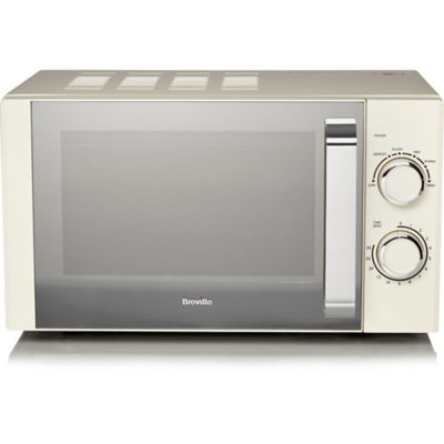 Breville 17L 800W Manual Microwave – Cream