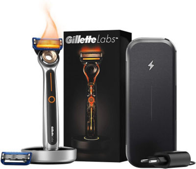 Gillette Labs Heated Men’s Razor With Exfoliating Bar Kit + Blade