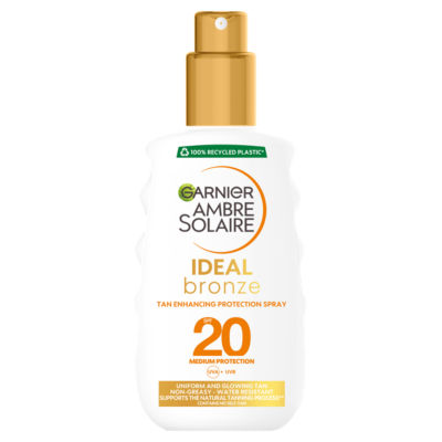 Ambre Solaire Ideal Bronze Protective Sun Cream Spray SPF20 - ASDA Groceries
