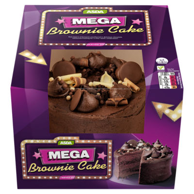 The BAKERY at ASDA Mega Brownie Cake - ASDA Groceries