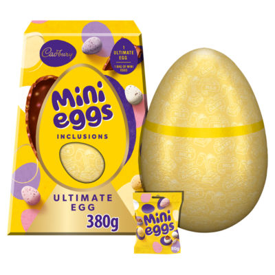 Cadbury Mini Eggs Inclusions Ultimate Egg 380g - ASDA Groceries