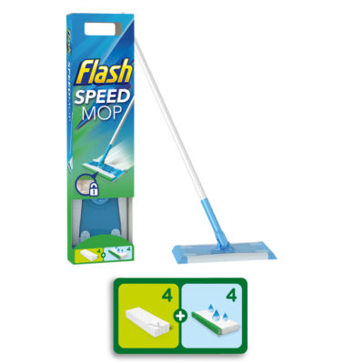 Flash Floor Cleaner Speedmop Starter Kit, Fast Easy & Hygienic Floor Cleaning - ASDA Groceries