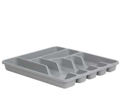 Wham Large Grey Cutlery Tray - ASDA Groceries