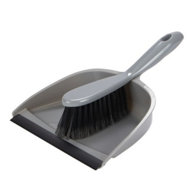George Home Silver Dustpan and Brush Set - ASDA Groceries