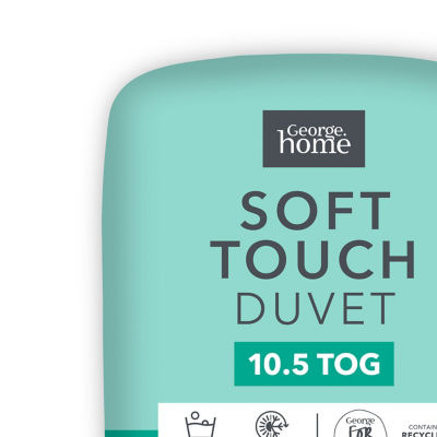 George Home 10.5 Tog Soft Touch Microfibre Double Duvet - ASDA Groceries