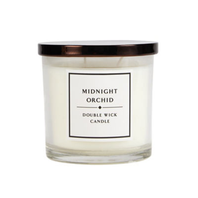 George Home Classic Midnight Orchid Double Wick Candle - ASDA Groceries