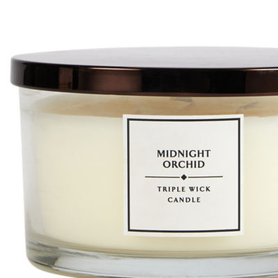 George Home Classic Midnight Orchid Triple Wick Candle - ASDA Groceries
